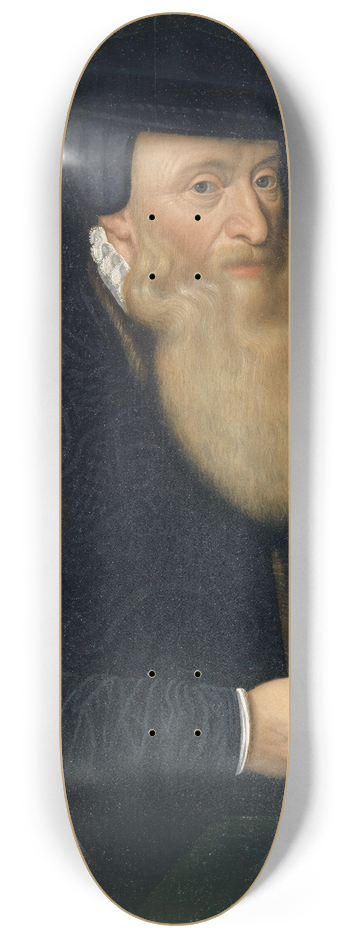 Hans Bock the Elder - Portrait of Johannes Oporinus 8.25 inch art skate deck
