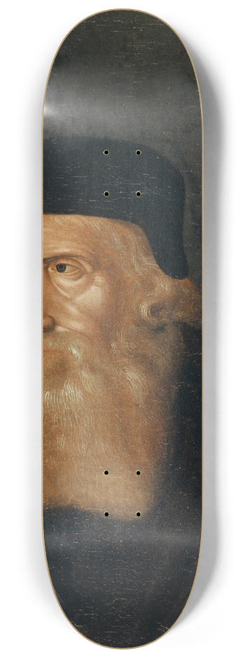 Hans Bock the Elder - Portrait of John Wyclif 8.25 inch art skate deck