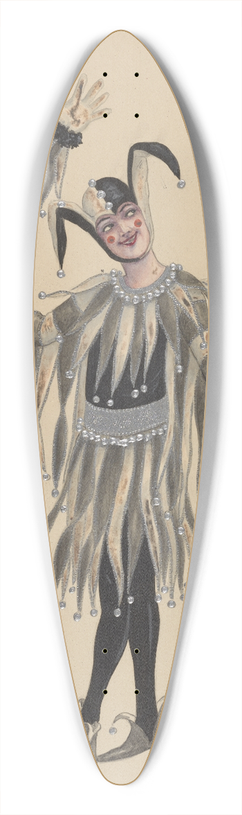 Will R. Barnes - Jester 39.3 inch art pintail longboard deck