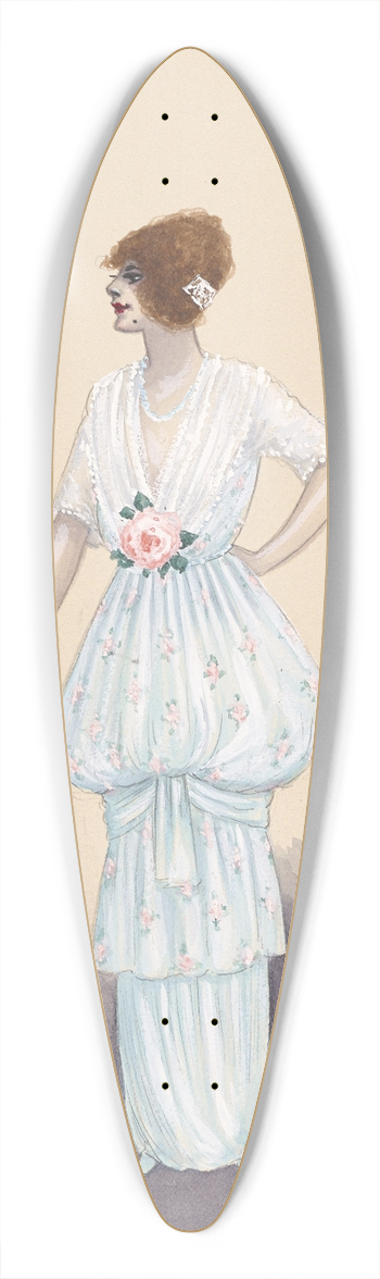 Will R. Barnes - Rosalie; Act II, 25 39.3 inch art pintail longboard deck