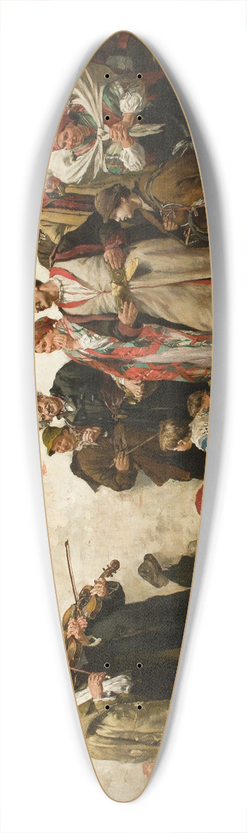 Wincenty Wodzinowski - Familiar Note 39.3 inch art pintail longboard deck