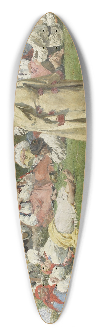 Wincenty Wodzinowski - Harvesters resting 39.3 inch art pintail longboard deck
