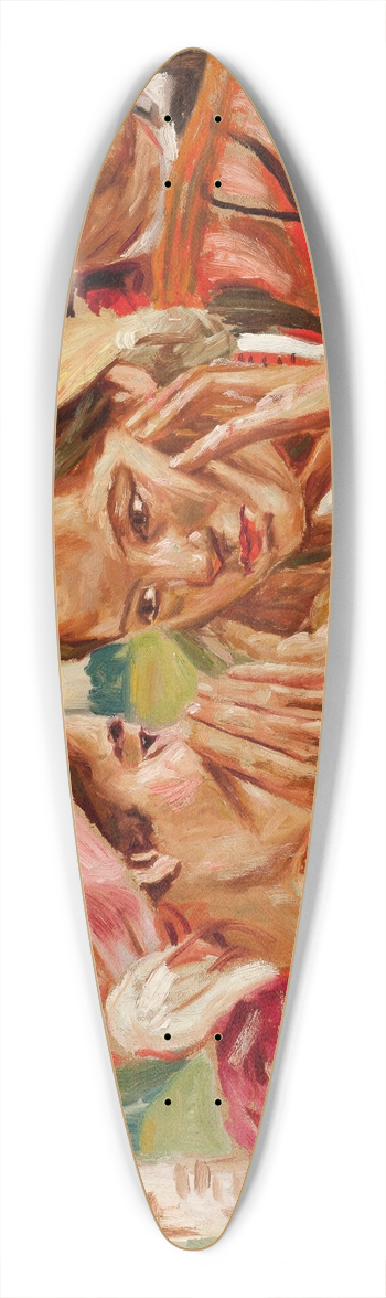 Wincenty Wodzinowski - Secrets 39.3 inch art pintail longboard deck
