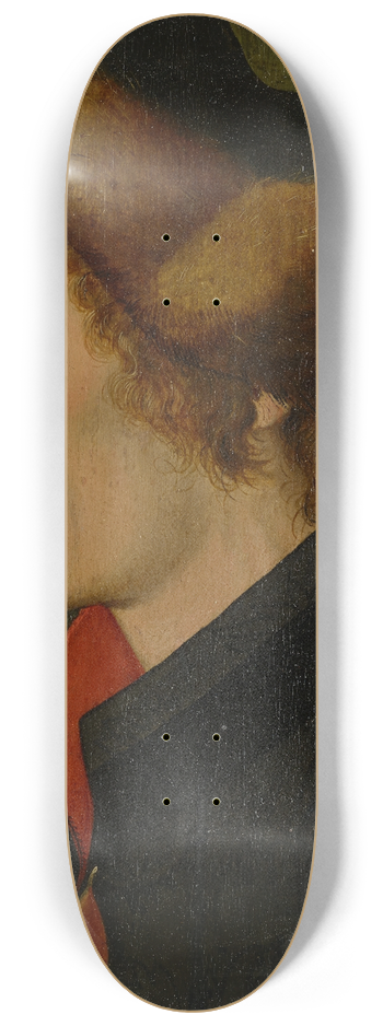 Hans Burgkmair The Elder - Portrait of Sebastian Brant 8.25 inch art skate deck