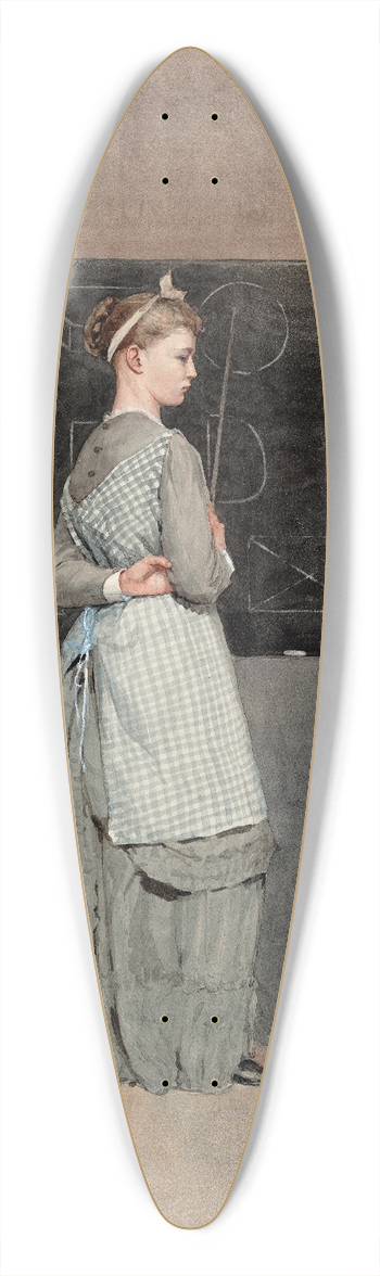 Winslow Homer - Blackboard 39.3 inch art pintail longboard deck