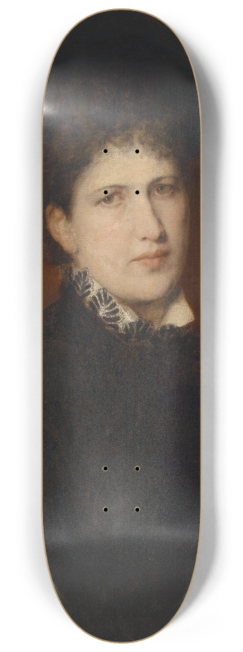 Hans Canon - Bildnis einer Frau mit Hut 8.25 inch art skate deck