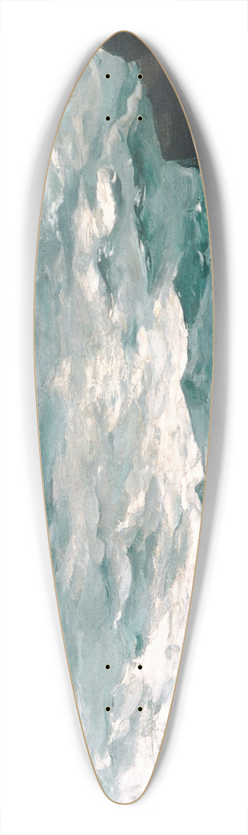 Winslow Homer - Cannon Rock 39.3 inch art pintail longboard deck
