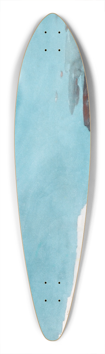 Winslow Homer - Natural Bridge, Bermuda 39.3 inch art pintail longboard deck
