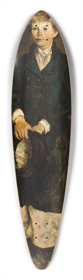 Witold Pruszkowski - Portrait of a Boy 39.3 inch art pintail longboard deck