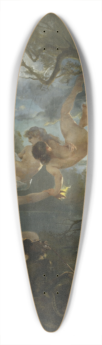 Witold Pruszkowski - Water nymphs 39.3 inch art pintail longboard deck