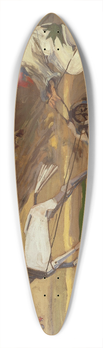 Witold Wojtkiewicz - Ploughing 39.3 inch art pintail longboard deck