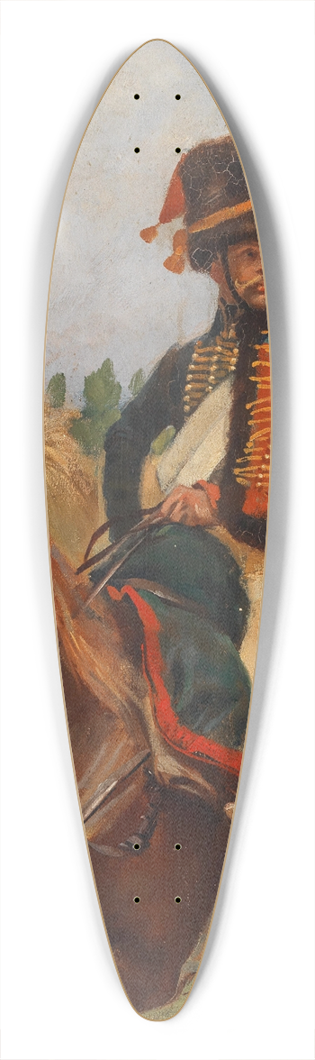 Wojciech Kossak - A cossack 39.3 inch art pintail longboard deck
