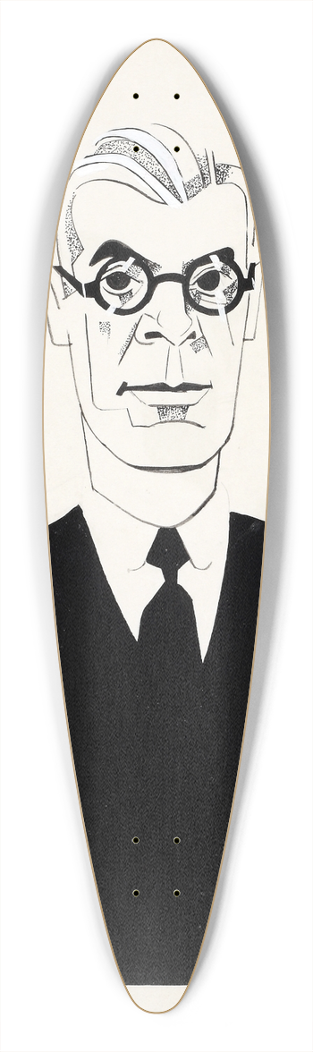 Wooding - Oliver Stanley 39.3 inch art pintail longboard deck