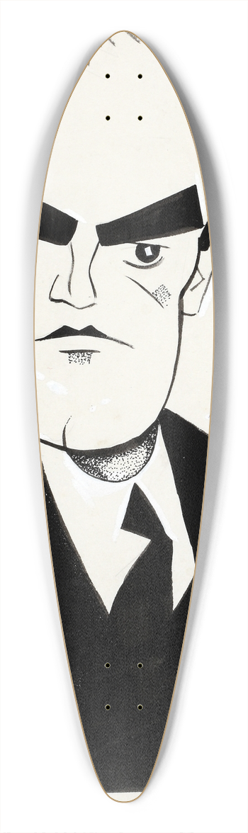Wooding - Sir John Reith 39.3 inch art pintail longboard deck