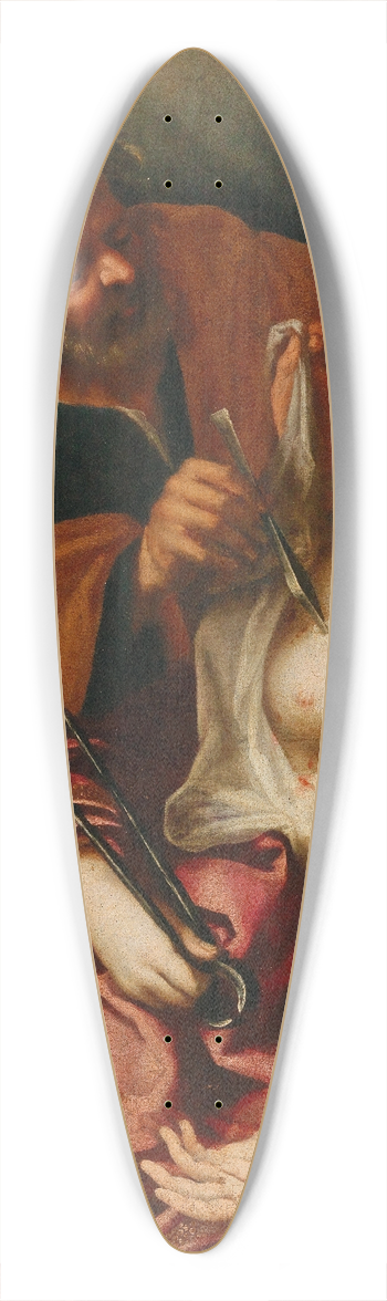 Workshop of Giovanni Bilivert - Saint Peter healing Saint Agatha 39.3 inch art pintail longboard deck