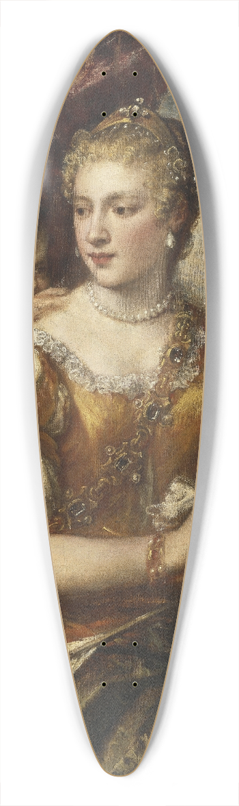 Workshop of Titian - Venus Blindfolding Cupid 39.3 inch art pintail longboard deck