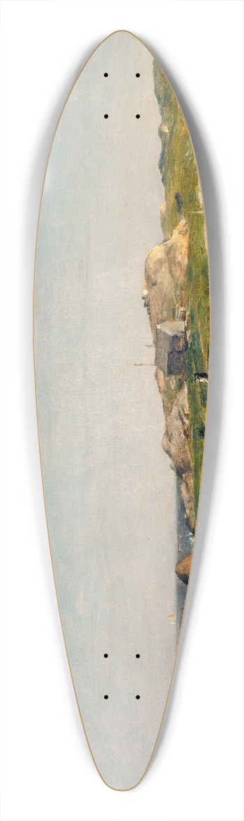 Worthington Whittredge - Seconnet Point, Rhode Island 39.3 inch art pintail longboard deck