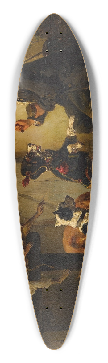 Wouterus Verschuur - After The Circus 39.3 inch art pintail longboard deck
