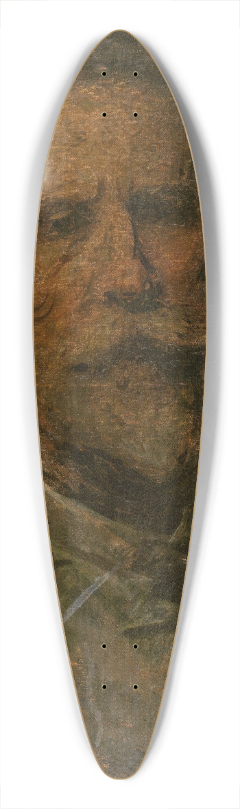 Xavier Mellery - Self Portrait 39.3 inch art pintail longboard deck