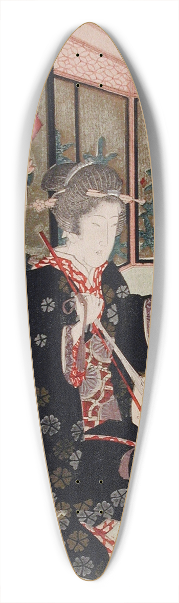 Yashima Gakutei - Koky 39.3 inch art pintail longboard deck