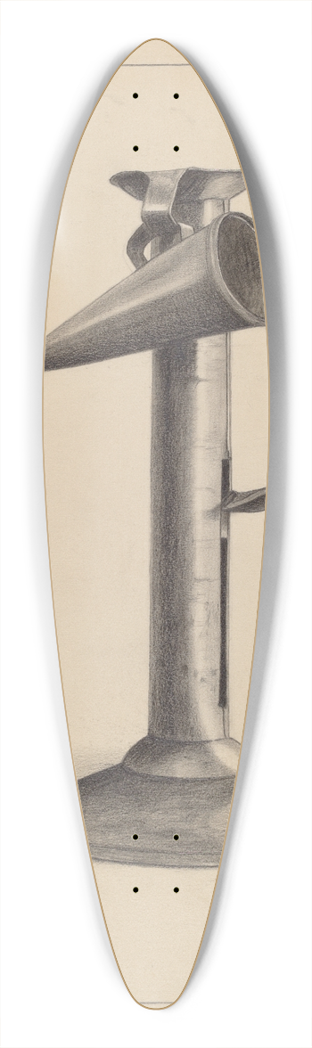 Yolande Delasser - Candlestick 39.3 inch art pintail longboard deck
