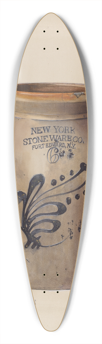 Yolande Delasser - Jar 39.3 inch art pintail longboard deck