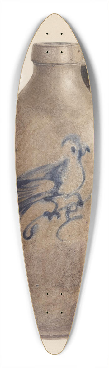 Yolande Delasser - Jug 39.3 inch art pintail longboard deck