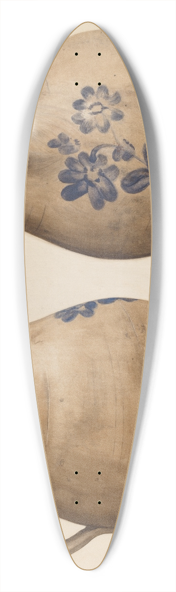 Yolande Delasser - Pitcher 39.3 inch art pintail longboard deck