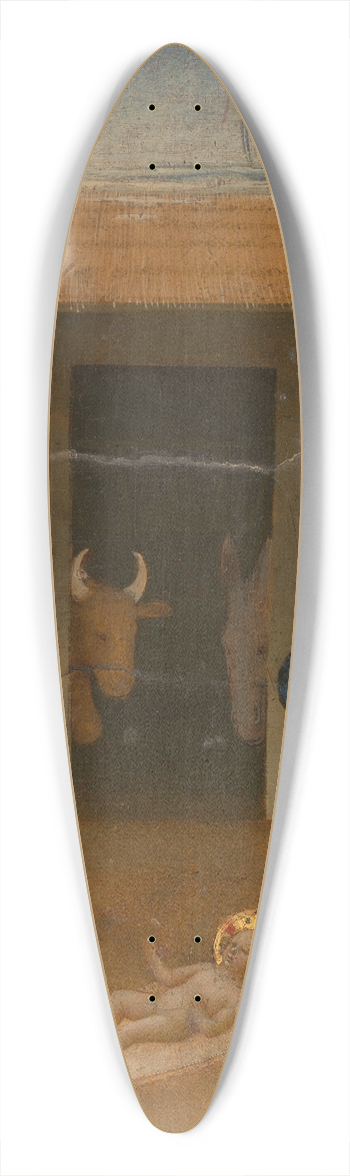 Zanobi Strozzi - The Nativity 39.3 inch art pintail longboard deck