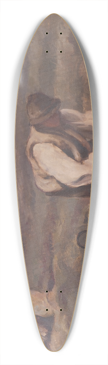 Zolo Palugyay - Autumn Work (Potato Digging) 39.3 inch art pintail longboard deck
