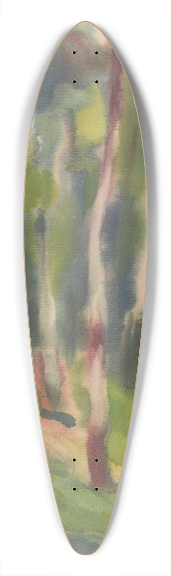 Zolo Palugyay - Birch Grove 39.3 inch art pintail longboard deck