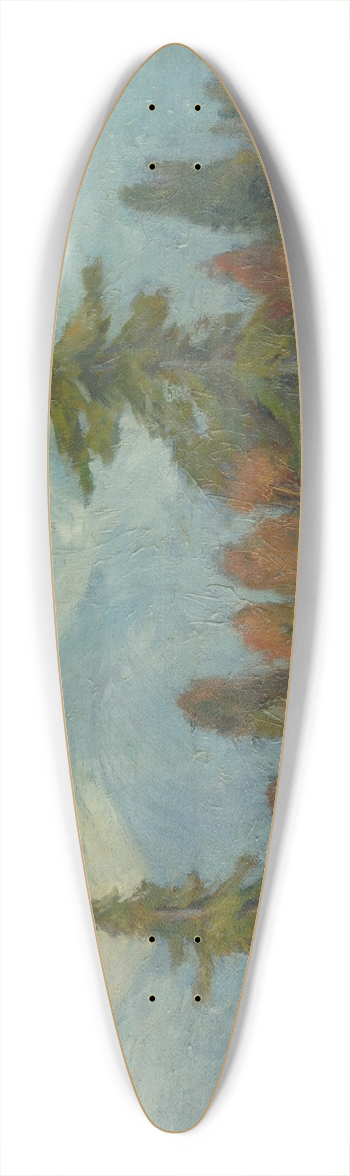 Zolo Palugyay - Predjarie II. 39.3 inch art pintail longboard deck