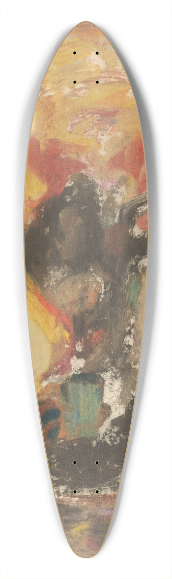 Zolo Palugyay - Pri stole 39.3 inch art pintail longboard deck