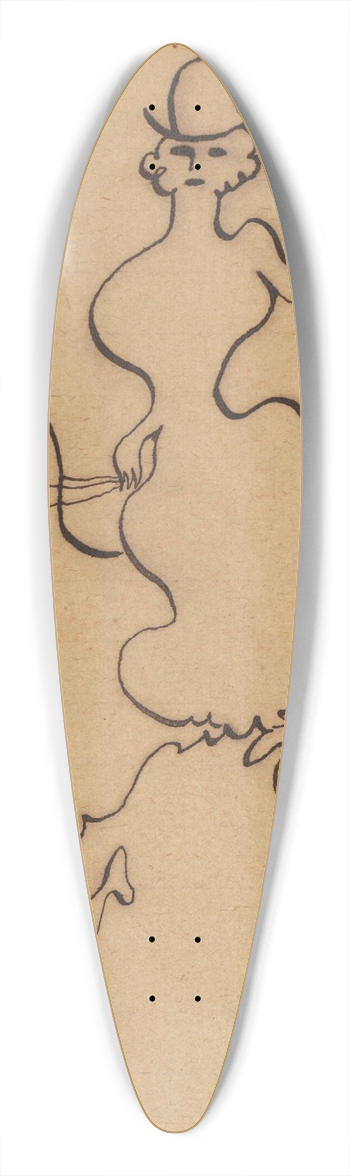 Zygmunt Waliszewski - Amazon 39.3 inch art pintail longboard deck