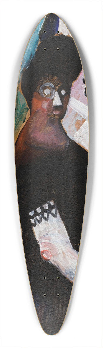Zygmunt Waliszewski - In the Box 39.3 inch art pintail longboard deck