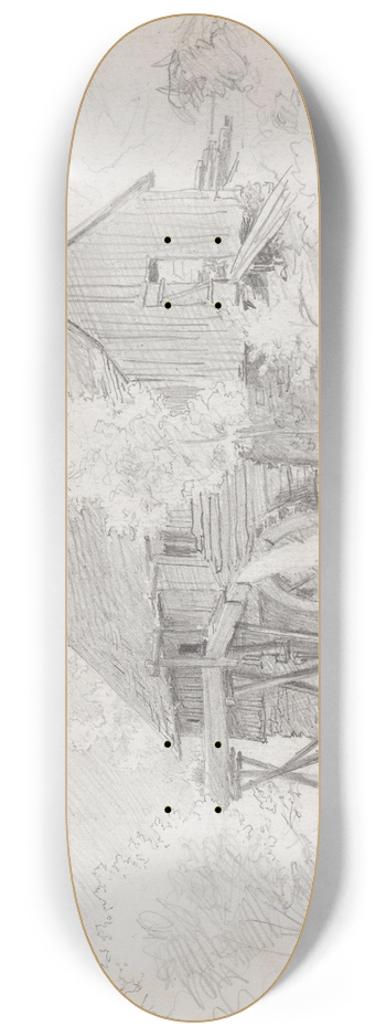 Hans Gude - Mlle, Lierbacher 8.25 inch art skate deck