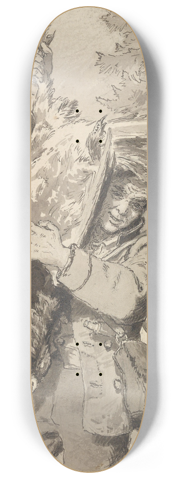 Hans Gude - S tung og svr han er! sa Per. Je trur inte je juger stort nr je sier han veger sine tredve merker 8.25 inch art skate deck