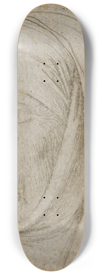 Hans Holbein The Elder - Head of an Old Woman 8.25 inch art skate deck