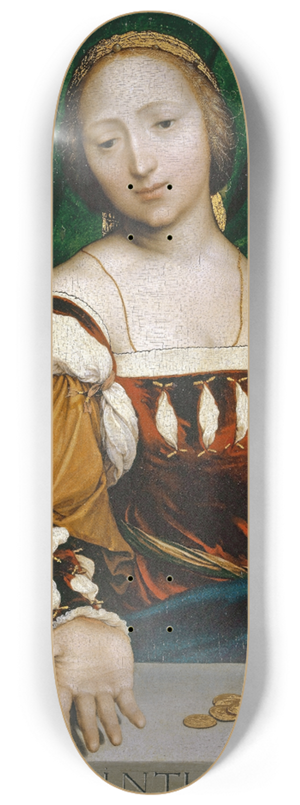 Hans Holbein The Elder - Las Of Corinth 8.25 inch art skate deck