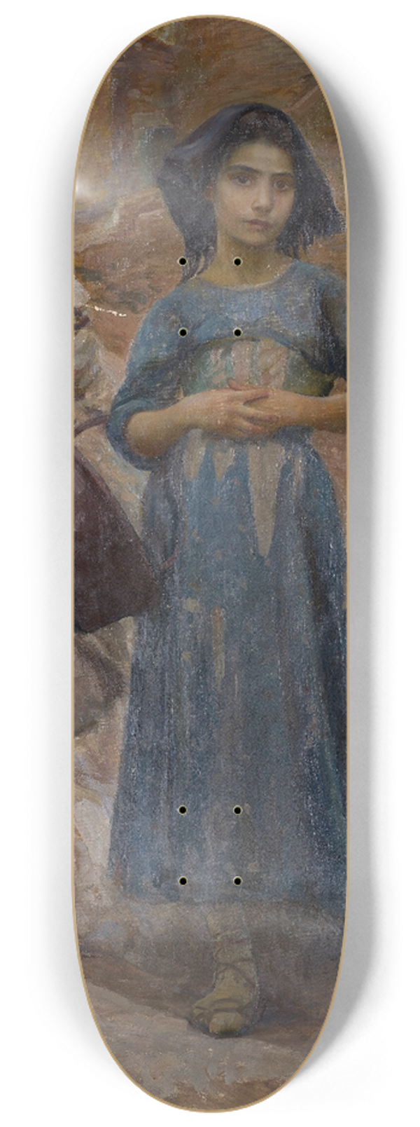Hans (Johann) Ludwig Lendorff - The Water Carrier 8.25 inch art skate deck