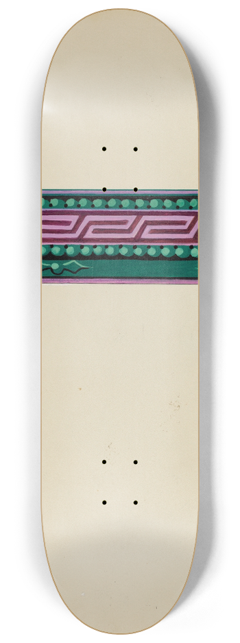 Alfonso Umana - Wall Paper Border 8.25 inch art skate deck