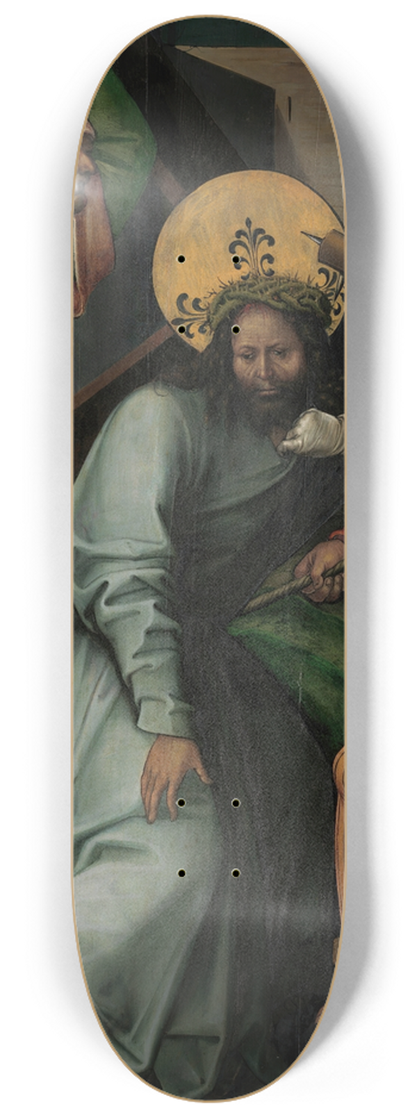 Hans Leonhard Schufelein - Christ Carrying the Cross 8.25 inch art skate deck