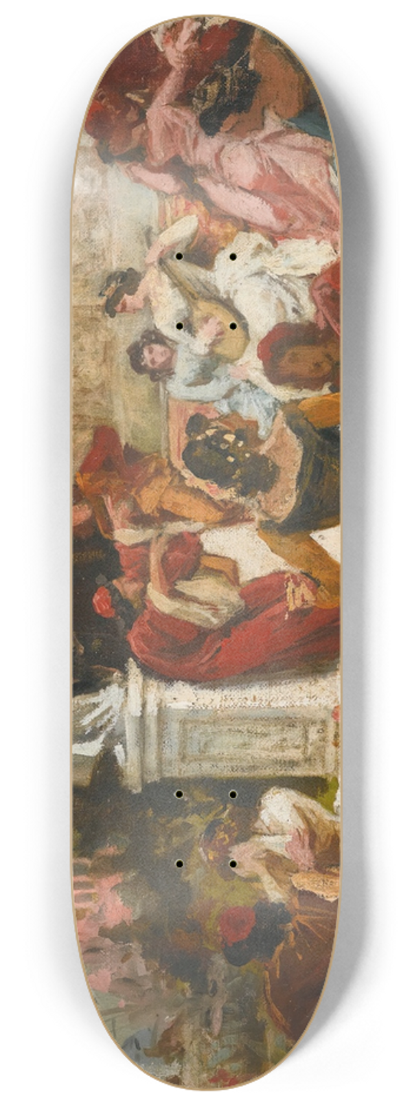 Hans Makart - Banquet In A Park 8.25 inch art skate deck