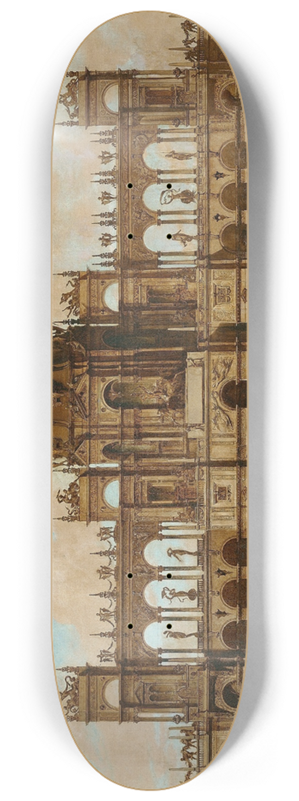 Hans Makart - Entwurf fr einen Palast; Fassade 8.25 inch art skate deck