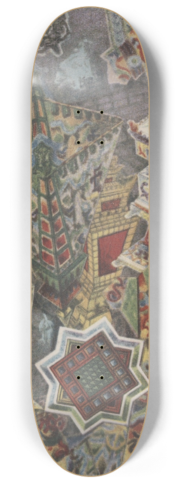 Hans Prinzhorn - Jenseits-Auferstehungs-Myriaden 8.25 inch art skate deck