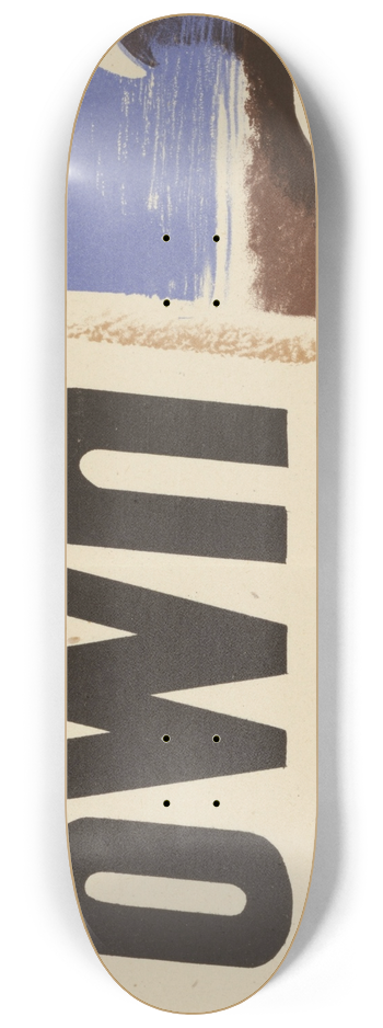 Hans Schleger - Grow Your Own Food 8.25 inch art skate deck