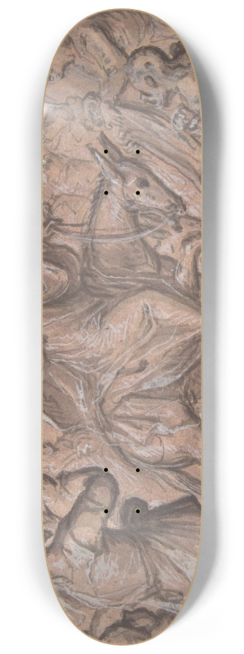 Hans Stutte - Christs Entry into Jerusalem 8.25 inch art skate deck