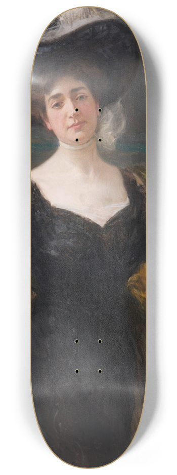 Hans Temple - Damenbildnis 8.25 inch art skate deck