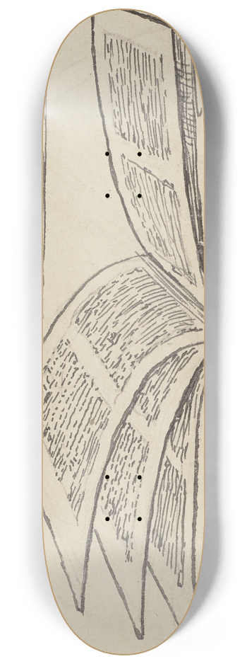 Hans Thoma - Buch 8.25 inch art skate deck