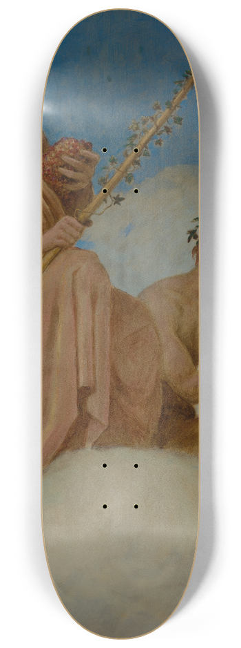 Hans Thoma - Oktober (Weingtter) 8.25 inch art skate deck